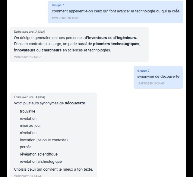 Vocabulaire