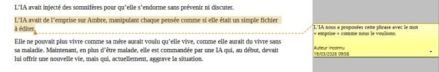 Commentaire LibreOffice 3