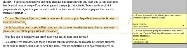 Commentaire LibreOffice 1