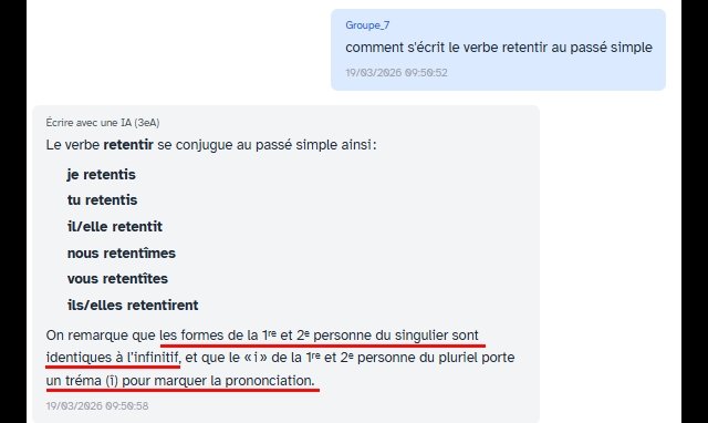Exemple d'hallucination